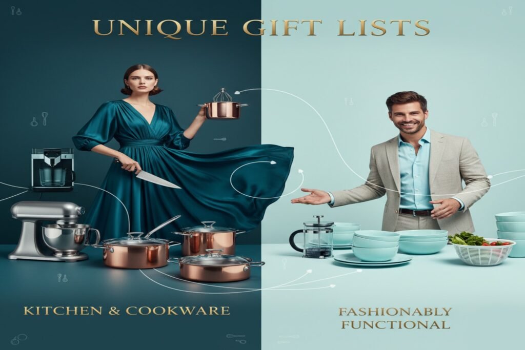 Unique Gift Lists kitchen and cookware